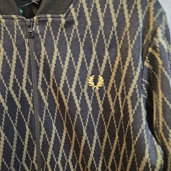 FRED PERRY Argyle Track Jacket - Picture 3 of 8